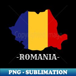 Romania Country Flag - Creative Sublimation PNG Download - Add a Festive Touch to Every Day