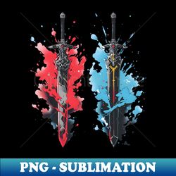 fantasy swords - Premium PNG Sublimation File - Fashionable and Fearless