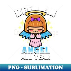 Funny Cute Kawaii Uwu Angel Gift For Girls - High-Quality PNG Sublimation Download - Perfect for Sublimation Mastery