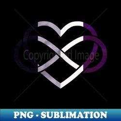 Polyamory Heart - Asexual Pride - PNG Sublimation Digital Download - Perfect for Sublimation Art