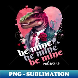 valentine funny be mine cool t-rex dinosaur  hat gangster - high-quality png sublimation download - unleash your inner rebellion