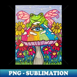 Frog Fairy - Stylish Sublimation Digital Download - Bring Your Designs to Life