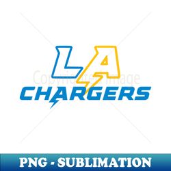 Chargers Small LA Logo - PNG Transparent Sublimation Design - Fashionable and Fearless
