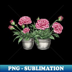 Carnation Flower - Instant Sublimation Digital Download - Unleash Your Creativity