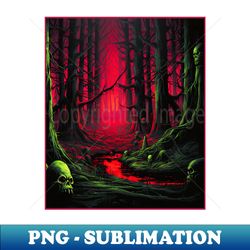 Creepy Forest - Premium PNG Sublimation File - Fashionable and Fearless
