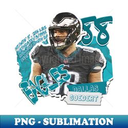 Dallas Goedert Superstar - Exclusive PNG Sublimation Download - Fashionable and Fearless