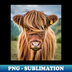Funny Highland Cow Lovers - Aesthetic Sublimation Digital File - Perfect for Sublimation Art