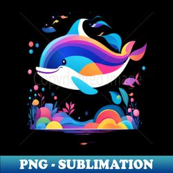 whale - Special Edition Sublimation PNG File - Unlock Vibrant Sublimation Designs