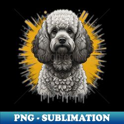 Cute Poodle - PNG Sublimation Digital Download - Stunning Sublimation Graphics