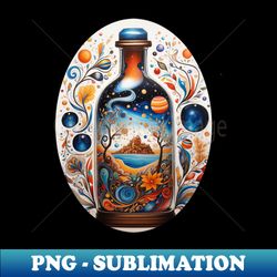 magic bottle art - sublimation-ready png file - add a festive touch to every day