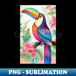 toucan art - Stylish Sublimation Digital Download - Revolutionize Your Designs
