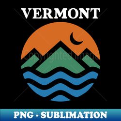 Vermont Mountain Lake - Exclusive Sublimation Digital File - Perfect for Sublimation Mastery