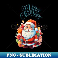 Merry Christmas - Retro PNG Sublimation Digital Download - Bold & Eye-catching