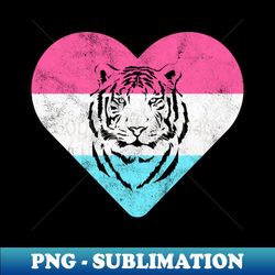 retro vintage tiger gift - sublimation-ready png file - perfect for sublimation art