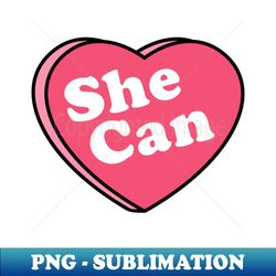She Can Feminism Feminist - Creative Sublimation PNG Download - Bring Your Designs to Life