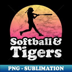 softball and tigers gift for softball player coach fan - high-resolution png sublimation file - stunning sublimation graphics