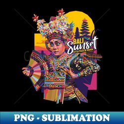 BALI SUNSET - Exclusive PNG Sublimation Download - Revolutionize Your Designs