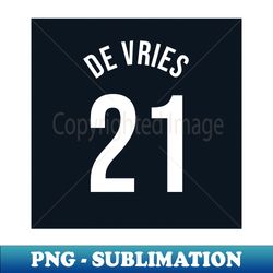 De Vries 21 - Driver Team Kit 2023 Season - Creative Sublimation PNG Download - Spice Up Your Sublimation Projects