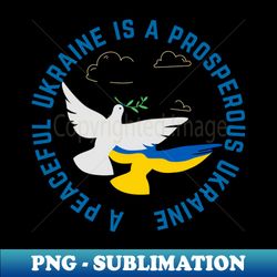 peaceful ukraine - PNG Transparent Sublimation Design - Unleash Your Creativity