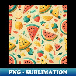 Summer Pattern - PNG Transparent Sublimation File - Unleash Your Inner Rebellion