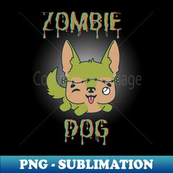 Zombie Dog khaki green - Modern Sublimation PNG File - Unlock Vibrant Sublimation Designs