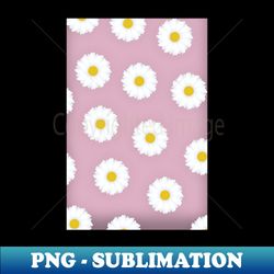 Cute Pink Daisy Pattern - Premium Sublimation Digital Download - Add a Festive Touch to Every Day