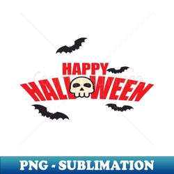 Happy Halloween - PNG Transparent Sublimation File - Enhance Your Apparel with Stunning Detail