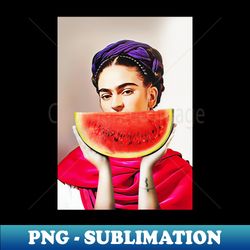 Watermelon Frida - Sublimation-Ready PNG File - Perfect for Sublimation Art