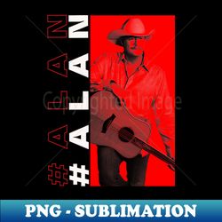 Alan negative Space - PNG Sublimation Digital Download - Transform Your Sublimation Creations