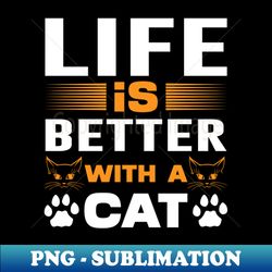 Cat T - Shirt Design - Premium PNG Sublimation File - Unlock Vibrant Sublimation Designs