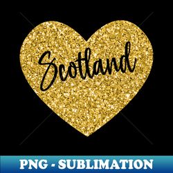 I Love Scotland - Exclusive PNG Sublimation Download - Vibrant and Eye-Catching Typography