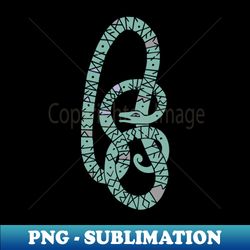 Celtic Snake - PNG Transparent Sublimation File - Enhance Your Apparel with Stunning Detail