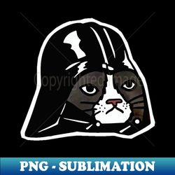Cat Vader  Funny Sci Fi Cat - Professional Sublimation Digital Download - Bring Your Designs to Life