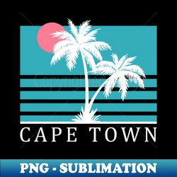 Cape Town South Africa Gift - PNG Transparent Sublimation File - Vibrant and Eye-Catching Typography