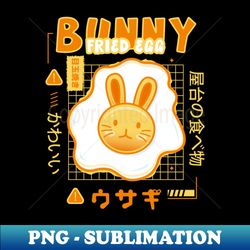 Aesthetic Fried Egg Bunny - Signature Sublimation PNG File - Instantly Transform Your Sublimation Projects
