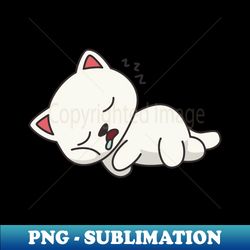 Sleeping Cat Version 1 - Aesthetic Sublimation Digital File - Revolutionize Your Designs