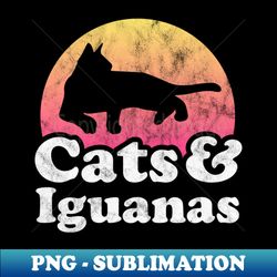 Cats and Iguanas Gift for Men Women Kids - Special Edition Sublimation PNG File - Defying the Norms