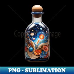 magical bottle art - special edition sublimation png file - stunning sublimation graphics