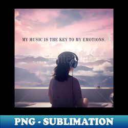 Temder Music Girl - Creative Sublimation PNG Download - Perfect for Sublimation Mastery