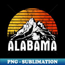 Classic Retro Alabama USA - High-Quality PNG Sublimation Download - Perfect for Sublimation Mastery