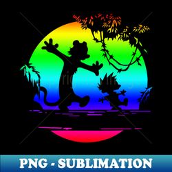 Pride Walk Calvin And Hobbies - Exclusive PNG Sublimation Download - Add a Festive Touch to Every Day
