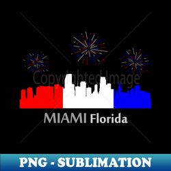 Miami A Star-Spangled Spectacle - Artistic Sublimation Digital File - Spice Up Your Sublimation Projects