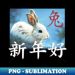 Year of the rabbit print - Special Edition Sublimation PNG File - Revolutionize Your Designs