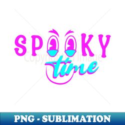 Spooky time smile - PNG Transparent Sublimation Design - Transform Your Sublimation Creations
