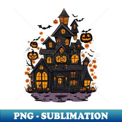 Halloween House - Creative Sublimation PNG Download - Perfect for Personalization