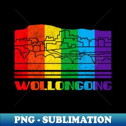 Wollongong Pride Shirt Wollongong LGBT Gift LGBTQ Supporter Tee Pride Month Rainbow Pride Parade - Exclusive PNG Sublimation Download - Capture Imagination with Every Detail