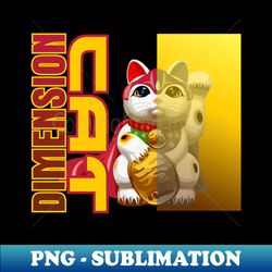 Dimension Lucky Cat - Stylish Sublimation Digital Download - Perfect for Creative Projects