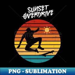 Sunset Vibe - Stylish Sublimation Digital Download - Boost Your Success with this Inspirational PNG Download