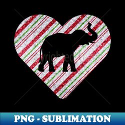 Elephant Christmas Gift - Creative Sublimation PNG Download - Transform Your Sublimation Creations