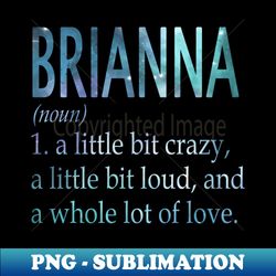 Brianna - Premium Sublimation Digital Download - Perfect for Personalization